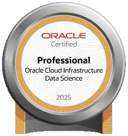 Oracle Cloud Infrastructure Data Science Professional badge